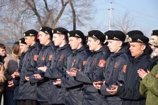 Проведение старта региональной акции «Поднятие флага Российской Федерации» в Гурьевском муниципальном округе 